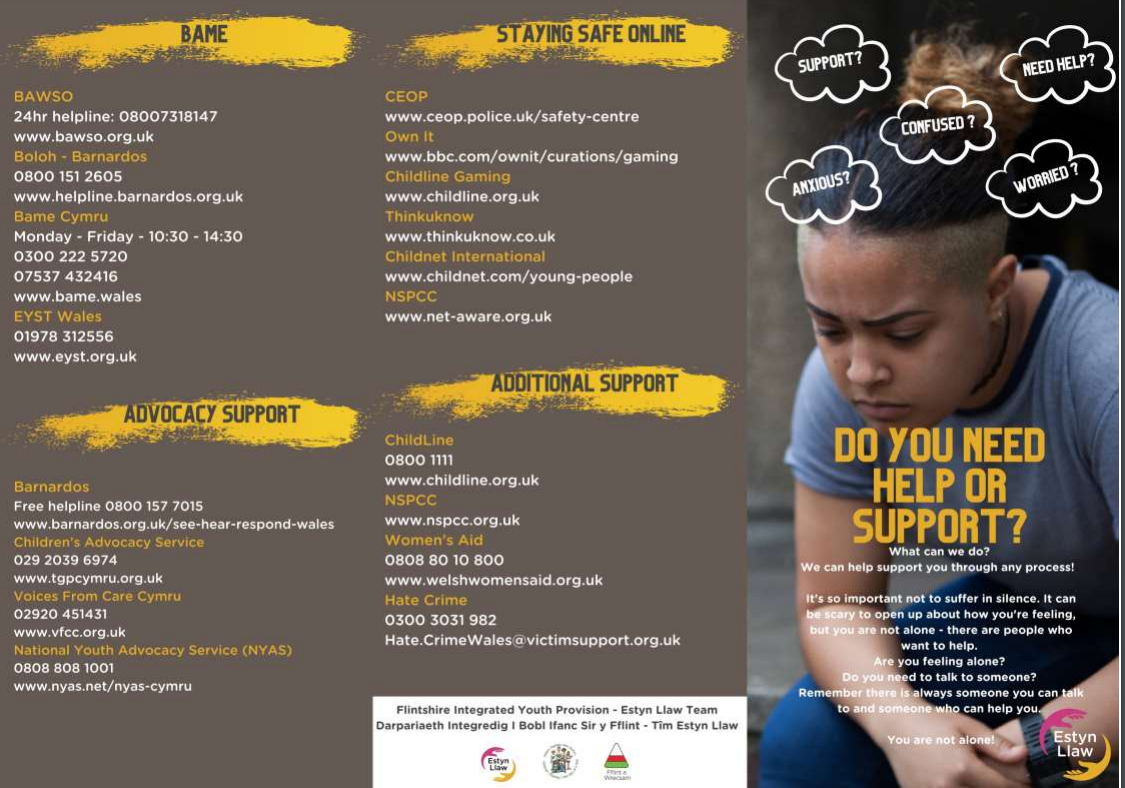  Do you need help or support leaflet